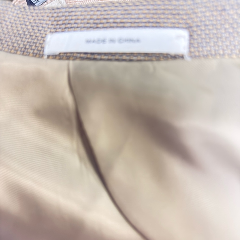 Murano Tan/Patterned Men's Blazer 38 R - Picture 3 of 15